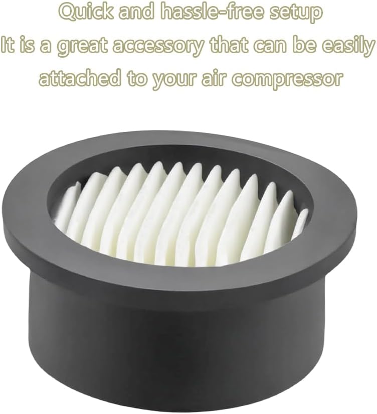 TWZKXC 6 Pcs Air Compressor Filter Elements, Intake Filter Silencer Elements Sound Muffler Parts for Air Compressor Filter Noise Muffler Elements Blowers Generators Exhaust Ports - Image 5